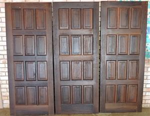 Doors - Patrys wood solid 12 panel doors Price per each.