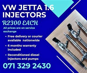 VW JETTA 1.6 INJECTORS FOR SALE WITH WARRANTY