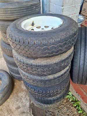 Trailer rims and tyre size 145 R10