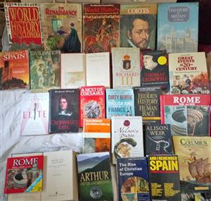 History Books  minimum purchase of 2 books 