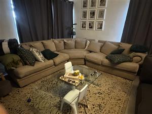 3 Piece L-Shape Couch Set