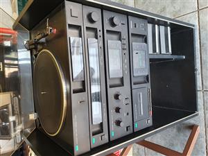 Sansui Hifi Component 4 Stack System and Cabinet (No Speakers)