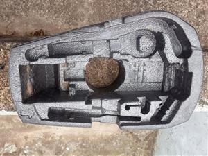 Vw Jack & tool holder for spare wheel