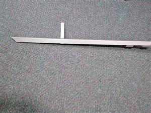 Steel fishing rod holder