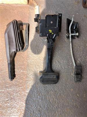 Ford pedals & handbrake setup.  