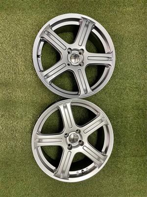 17 INCH TOYOTA RUNX TRD DESIGN RIM SET