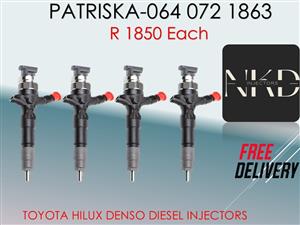 TOYOTA HILUX DENSO DIESEL INJECTORS FOR SALE