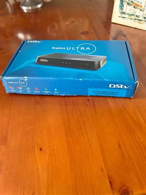 DStv Explora Ultra Decoder — Brand New Unused — Full Box & Accessories
