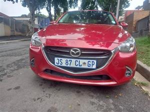 2019 Mazda 2 1.5 Petrol 70000kms Service book Automatic  Red Color  Cloth interior