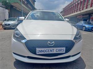2020 MAZDA 2 1.5 PETROL, MANUAL TRANSMISSION, WHITE COLOUR, MILEAGE 45000KM.  Spare Key