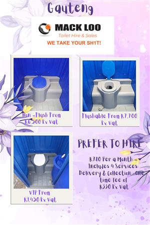  EVENT TOILET HIRE – GAUTENG 
