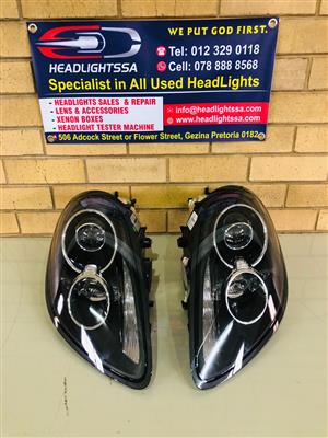 Porsche 718 982 Boxer/Cayman left and right side xenon headlights 