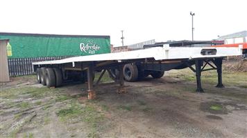 End of March Sale - 1998 - Zelna 13m Tri Axle Flat Deck Trailer now on sale  -