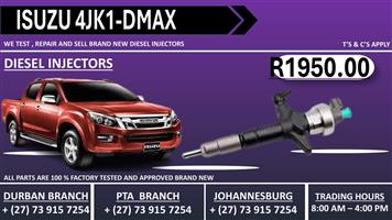 Isuzu 4JK1 DMAX  Diesel Injectors 