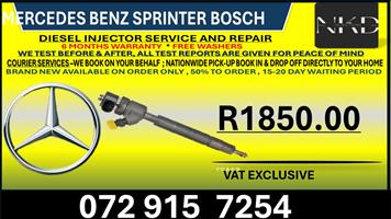 Mercedes Sprinter Bosch Diesel Injectors 