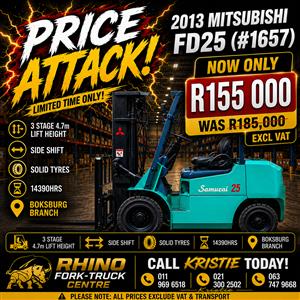 #1 - FD25 Mitsubishi  #1657