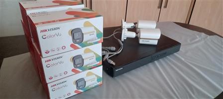 Complete Hikvision 16-Channel 2MP ColorVu CCTV cameras and dvr kit