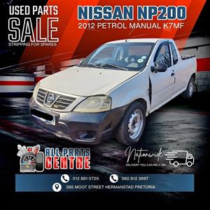 Nissan NP200 2012 Petrol Manual K7MF – Stripping for Spares