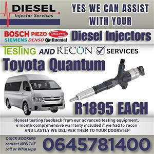 Toyota Quantum diesel injectors for sale