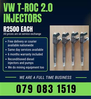 VW T-ROC 2.0 INJECTORS FOR SALE WITH WARRANTY INCLUDED 