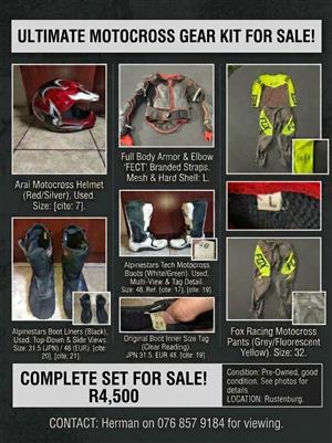 Motorcycle gear kit