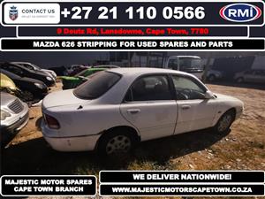Mazda 626 1999 Manual white stripping for used spares and used parts 