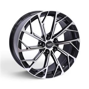 18″ Venom 5×112 Black Machine Face Alloy Wheels