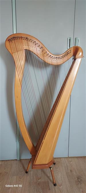 Celtic Harp For Sale (34 strings)