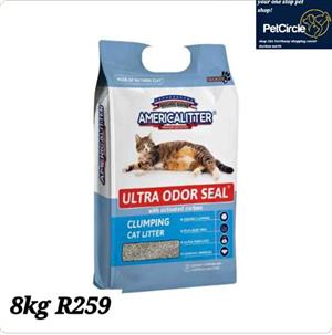 America bentonite clumping cat litter