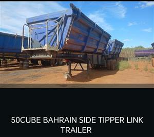 Bahrain 50 cube side tipper trailer link