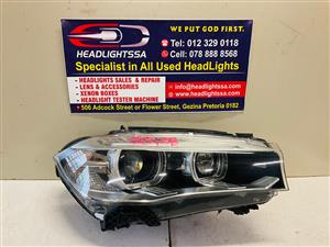 BMW F15 X5 F16 X6 right side xenon headlight (2013)