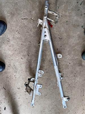 Suzuki LTZ 400 sub frame. Meyerton bike scrapyard new and secondhand spares and accessories.