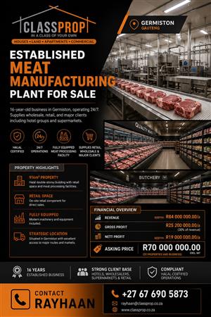 Commercial property for sale in Germiston in Auckland Park
