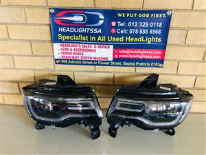 Jeep Cherokee SRT8 left and right side Xenon headlights (2017)
