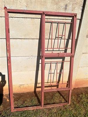 Steel Window frames with burglar proofing