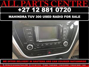Mahindra tuv 300 used radio for sale