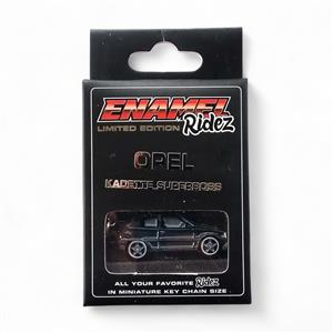 Opel Kadett Superboss Black - Die-Cast Enamel Keychain