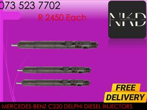 Mercedes-Benz C220 Delphi Diesel injectors 