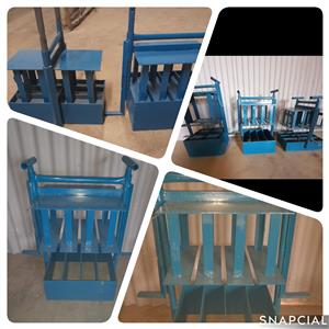 Hand press brick machine 