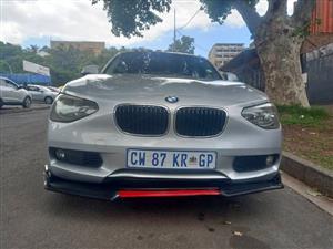 2014 Bmw 118i 122000kms Automatic Silver Color  Sunroof Leather Seat