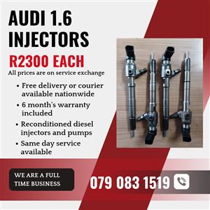 AUDI 1.6 INJECTORS FOR SALE WITH WARRANTY 