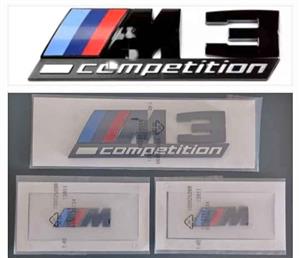 BMW M3 / M3 Competition Badges emblems labels stickers