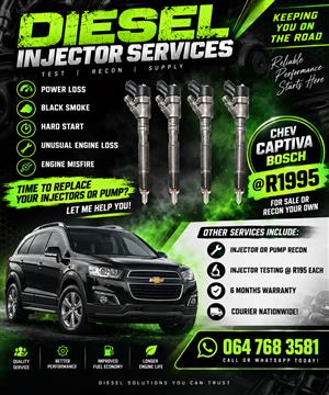 DIESEL INJECTORS FOR SALE OR RECON YOUR OWN