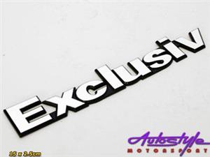 Exclusiv Steel Badge Small