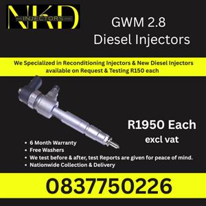 GWM 2.8 Diesel injectors for sale
