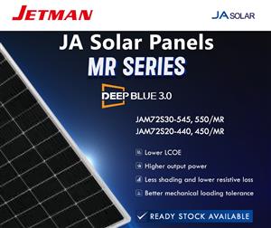 JA solar panels for