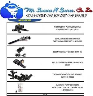 Thermostat With Housing Coolant Level Sensor Eccentric Shaft Sensor ABS Speed Sensor Fuel Pump