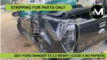 2021 FORD RANGER 2.0 T8 DOUBLE CAB STRIPPING FOR PARTS)