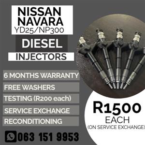 NISSAN NP300/YD25 DIESEL INJECTORS