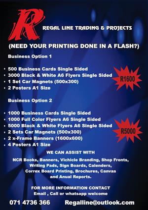 For all your PRINTING needs 